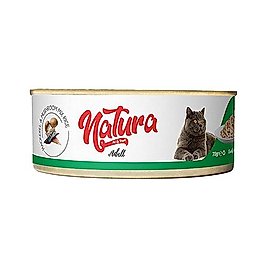 Natura Uskumrulu ve Mantarlı Yetişkin Kedi Konserve Maması (70 g)
