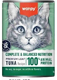 Wanpy Tahılsız Ton Balıklı Kedi Konservesi 375 Gr