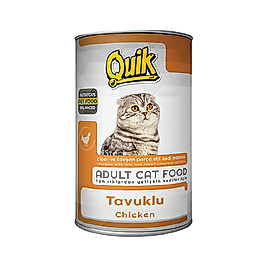 Quik Tavuk Etli Yetişkin Kedi Konserve Maması (415 g)