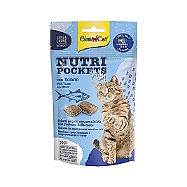 GimCat Nutri Pockets Ton Balıklı Kedi Ödül Tableti (60 g)