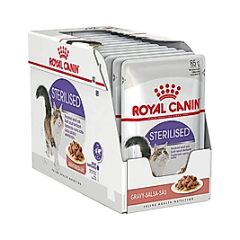 Royal Canin Gravy Kısırlaştırılmış Yetişkin Kedi Pouch Yaş Mama (12 x 85 g)