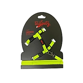 Tailpetz Kedi Göğüs Tasması ve Kayış Lime