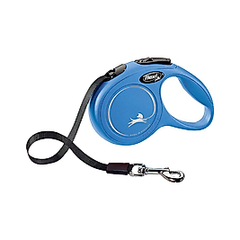 Flexi New Classic Şerit Mavi Otomatik Tasma XS 3 m