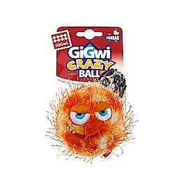GiGwi Crazy Ball Çılgın Kirpi Top Turuncu 6202 6 cm