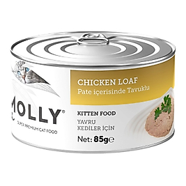 Molly Tavuklu Püre Yavru Kedi Konservesi 85 Gr