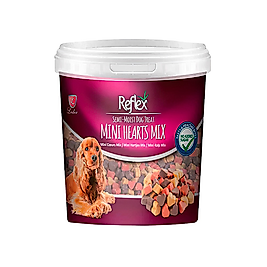 Reflex Karışık Renkli Mini Kalpli Yumuşak Köpek Ödül Maması 500 g