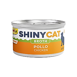 GimCat Shinycat Broth Sos İçinde Tavuk Etli Konserve Kedi Maması 70 g