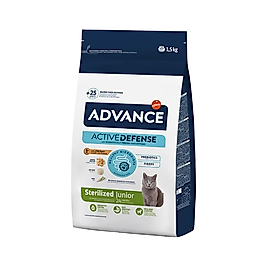 Advance Tavuk Etli Kısırlaştırılmış Yavru Kedi Maması (1,5 kg)