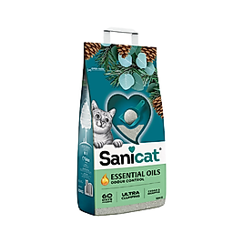 Sanicat Sedir Ağacı ve Okaliptus Kokulu Kedi Kumu (10 L)