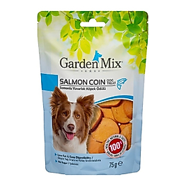 Gardenmix Somonlu Yuvarlak Sağlıklı, Doğal Ve Sindirimi Kolay Köpek Ödülü 75 Gr