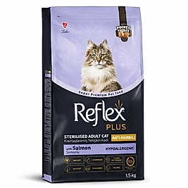Reflex Plus Pocket Treats Anti Hairball Somonlu Yetişkin Kedi Maması 1.5 Kg