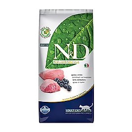 N&D Prime Kuzu Etli ve Yaban Mersinli Yetişkin Kedi Maması 5 kg