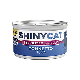 GimCat Shinycat Broth Jöle İçinde Ton Balıklı Kısırlaştırılmış Konserve Kedi Maması 70 g