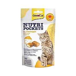 GimCat Nutri Pockets Peynirli Taurinli Kedi Ödülü (60 g)