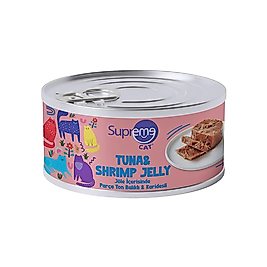 Supreme Cat Ton Balıklı Karidesli Jöleli Kedi Konservesi 85 g