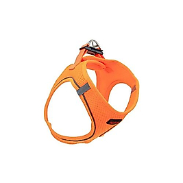 TailPetz Air Mesh Köpek Göğüs Tasması Turuncu S