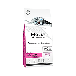 Molly Hypoallergenic Karidesli ve Somonlu Yetişkin Kedi Maması (2 kg)