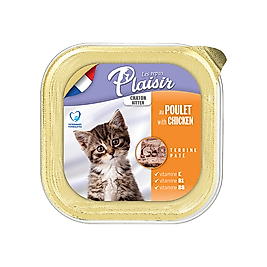 Plaisir Tavuk Etli ve Sütlü Yavru Konserve Maması 100 g