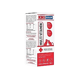 Kiki Excellent Kediler ve Köpekler İçin Multivitamin Şurup 50 ml