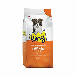 King Tavuk Etli Yetişkin Köpek Maması (7 kg)