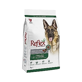 Reflex Kuzu Etli, Pirinçli & Sebzeli Tüm Irklar Yetişkin Köpek Maması 3 k