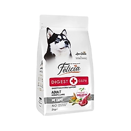 Felicia Digest Care Hipoalerjenik Az Tahıllı ve Kuzu Etli Yetişkin Köpek Maması (3 kg)