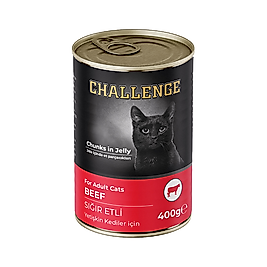 Challenge Sığır Etli Yetişkin Kedi Konservesi 400 g