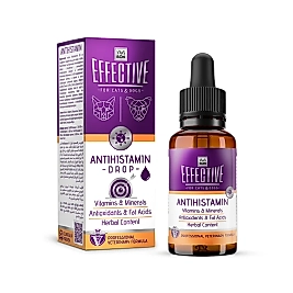 Effective Kedi Ve Köpek Takviye Ürünleri Antihistaminik Etki 50 Ml ( Alerji ve Kaşıntı Desteği )