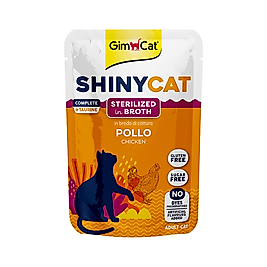 GimCat Shinycat Tavuk Etli Kısırlaştırılmış Kedi Çorbası (70 g)