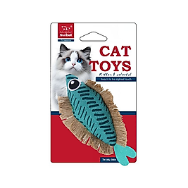 Nunbell Turkuaz Balık Kedi Oyuncağı