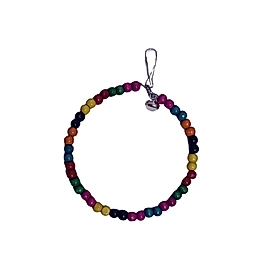 Boncuk Sarma Yuvarlak Kuş Oyuncağı