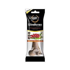 Gnawlers Wise Bone Geyik Etli ve Biberiyeli Aromalı M Köpek Ödül Kemiği 40 g