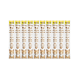 GimCat Sticks Hindi ve Tavşan Etli Ödül Çubukları (10 x 5 g)