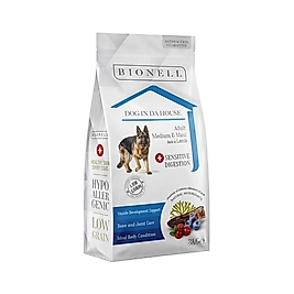 Bionell Kuzu Etli Orta ve Büyük Irk Yetişkin Köpek Maması 3 kg