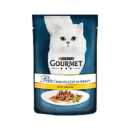 Purina Gourmet Perle Izgara Tavuk Etli Yetişkin Kedi Pouch Yaş Mama (85 g)